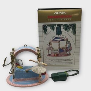 NOMA Ornamotion Rotating Christmas Ornament with motor 1994 Ballerina